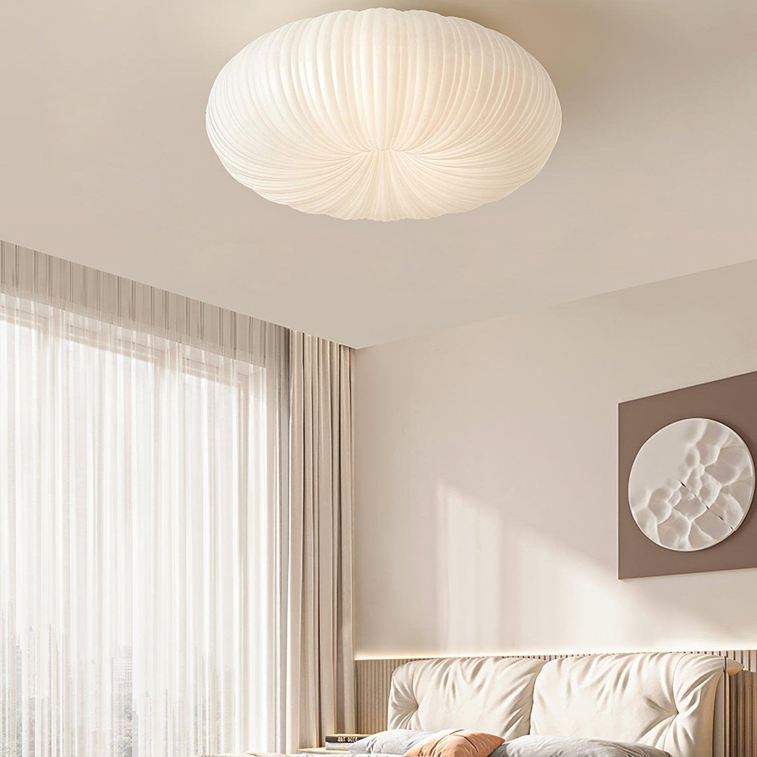 Modern LED Ceiling Light With Dimmable Remote Control For Living Room Or Bedroom | Temsk