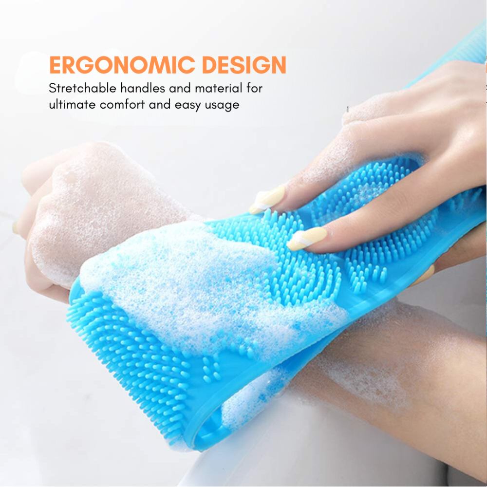 Silikon-Bad-Schrubber Duschbürste, Peeling-Massagegerät | Temsk
