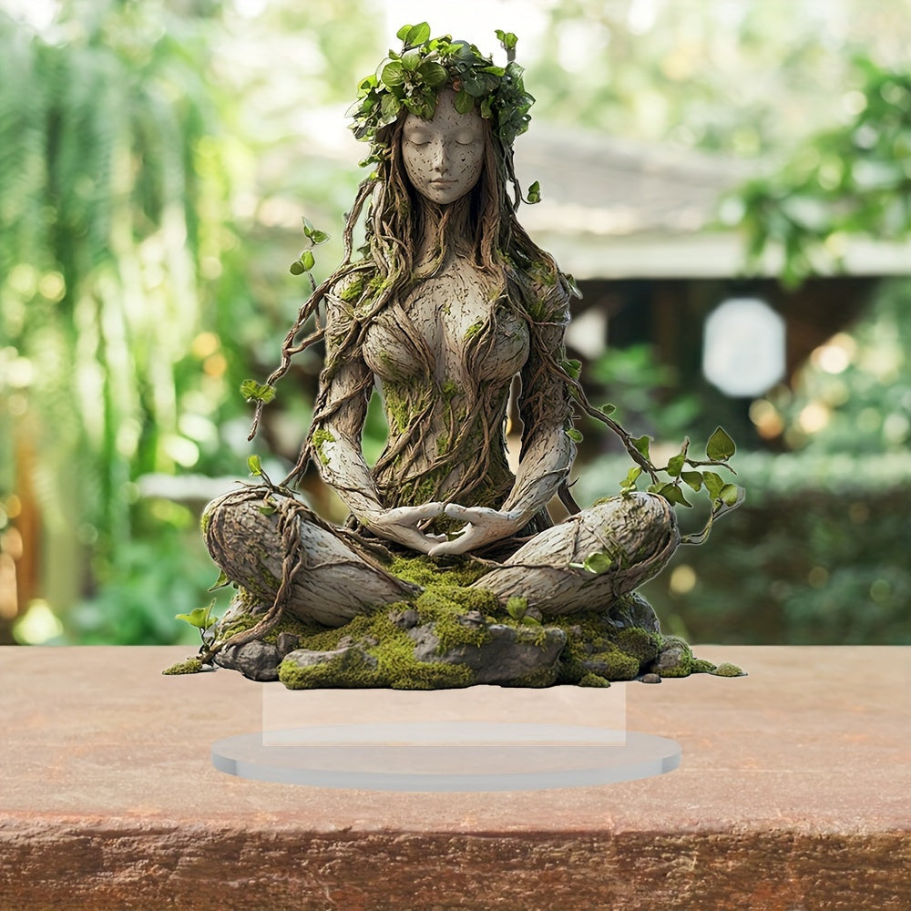 Bohemian Goddess Acrylkunstfigur für moderne Wohnkultur | Temsk
