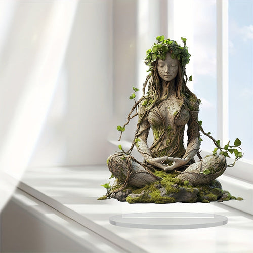 Bohemian Goddess Acrylic Art Figure For Modern Home Decor Temsk