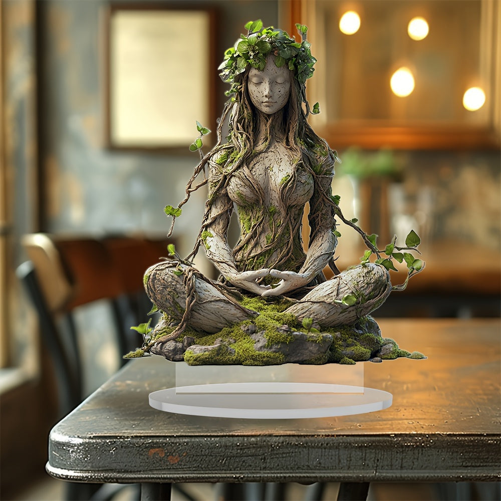 Bohemian Goddess Acrylkunstfigur für moderne Wohnkultur | Temsk