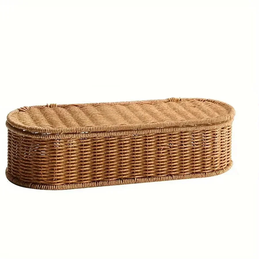 BohoNest Woven Storage Basket For Stylish Organization | Temsk