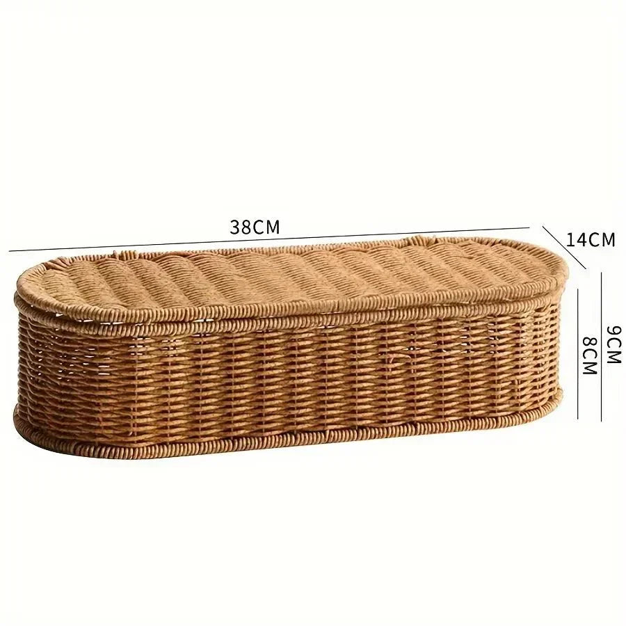 BohoNest Woven Storage Basket For Stylish Organization | Temsk