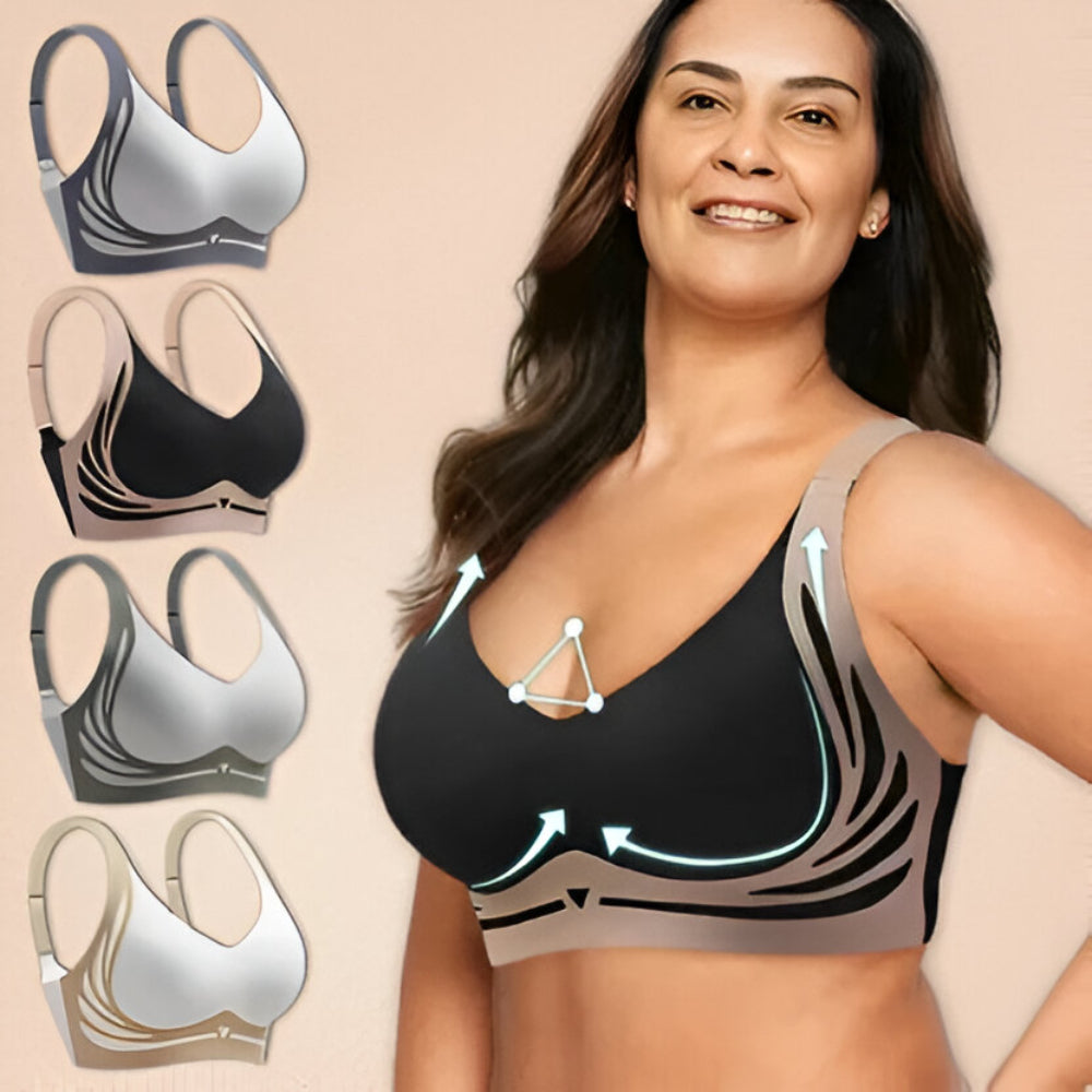 Reggiseno Senza Fili Per Tutti I Giorni Con Comfort Senza Cuciture E Supporto Per Tutta La Giornata | Temsk