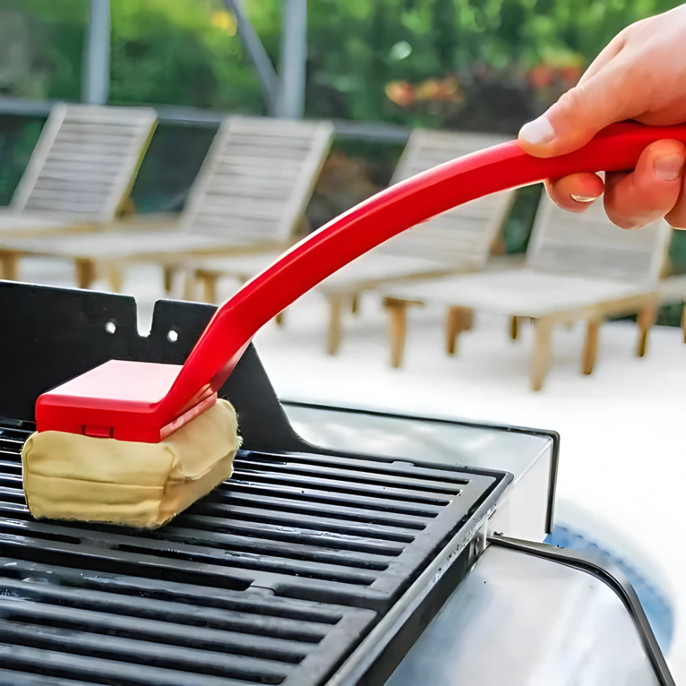 Long-Handled Steam Grill Brush For Easy Daily Scrubbing | Temsk