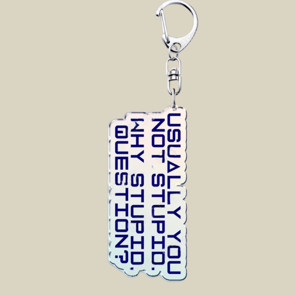Bunnycat Acrylic Keychain With Cute Cartoon Charm For Bags And Keys | Temsk