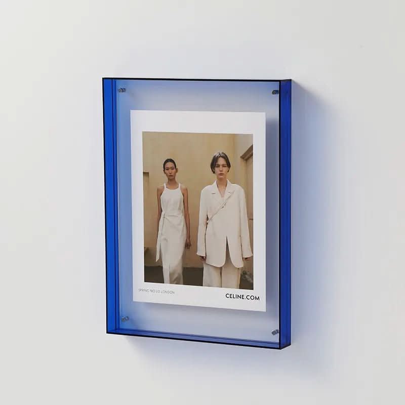 PrismFrame barevný průhledný akrylový stojan na fotografie pro živé vzpomínky | Temsk