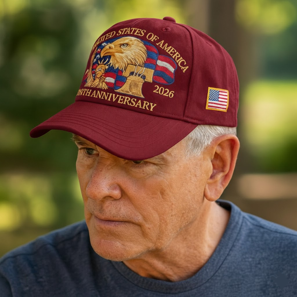 Men's Patriotic Eagle 250th Anniversary Veterans Baseball Cap | Temsk