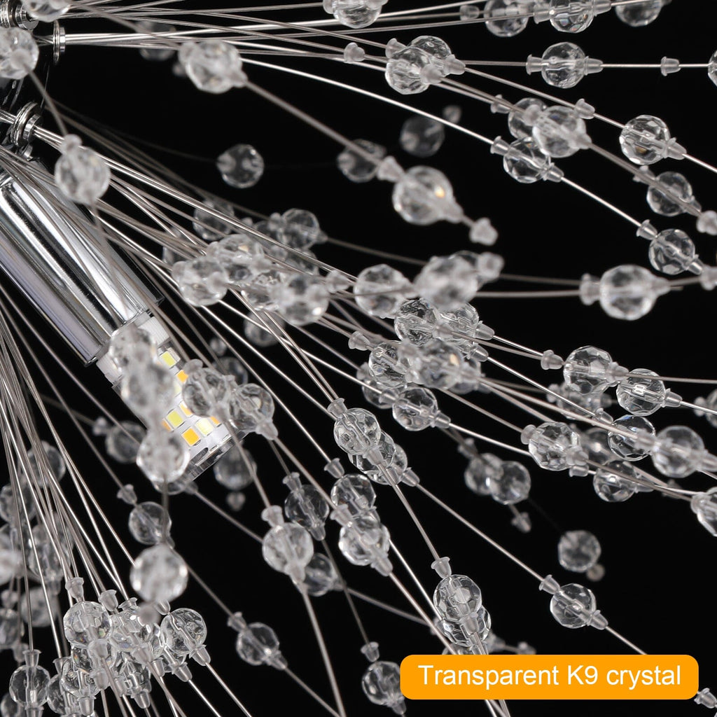 Elegant Dandelion Crystal Pendant Light For Modern Interiors | Temsk