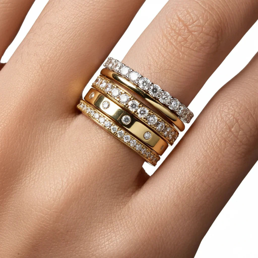 Sterling Silver Ring With Bead Setting For Everyday Wear | Temsk