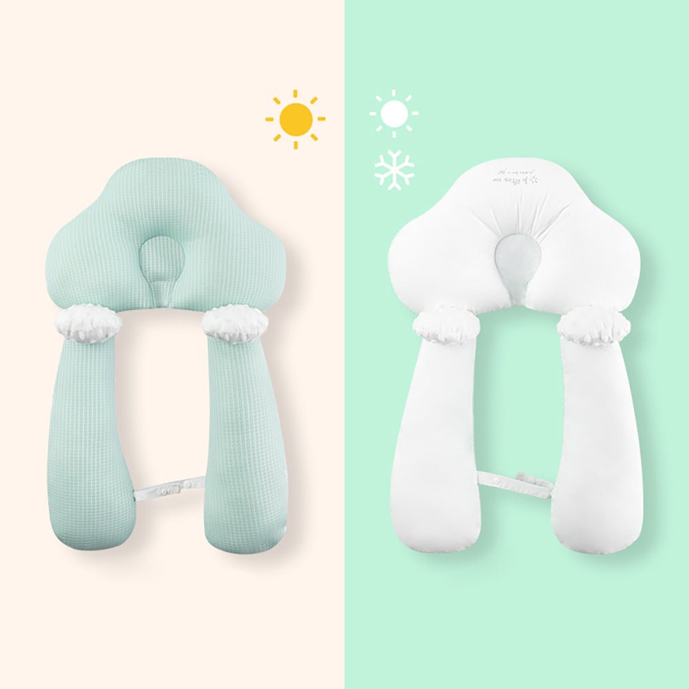NestEase Organic Baby Pillow For Gentle Neck Support And Peaceful Sleep | Temsk
