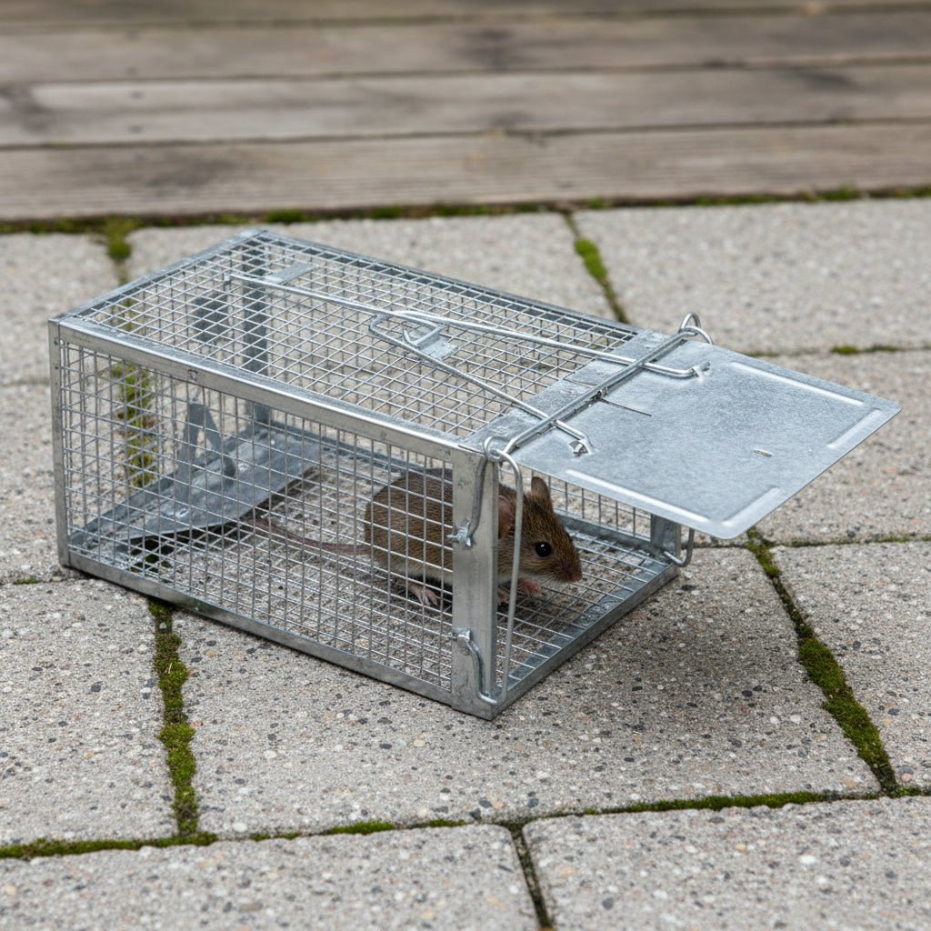 KindGuard Humane Cage Trap for Rodent Control at Home and Garden | Temsk