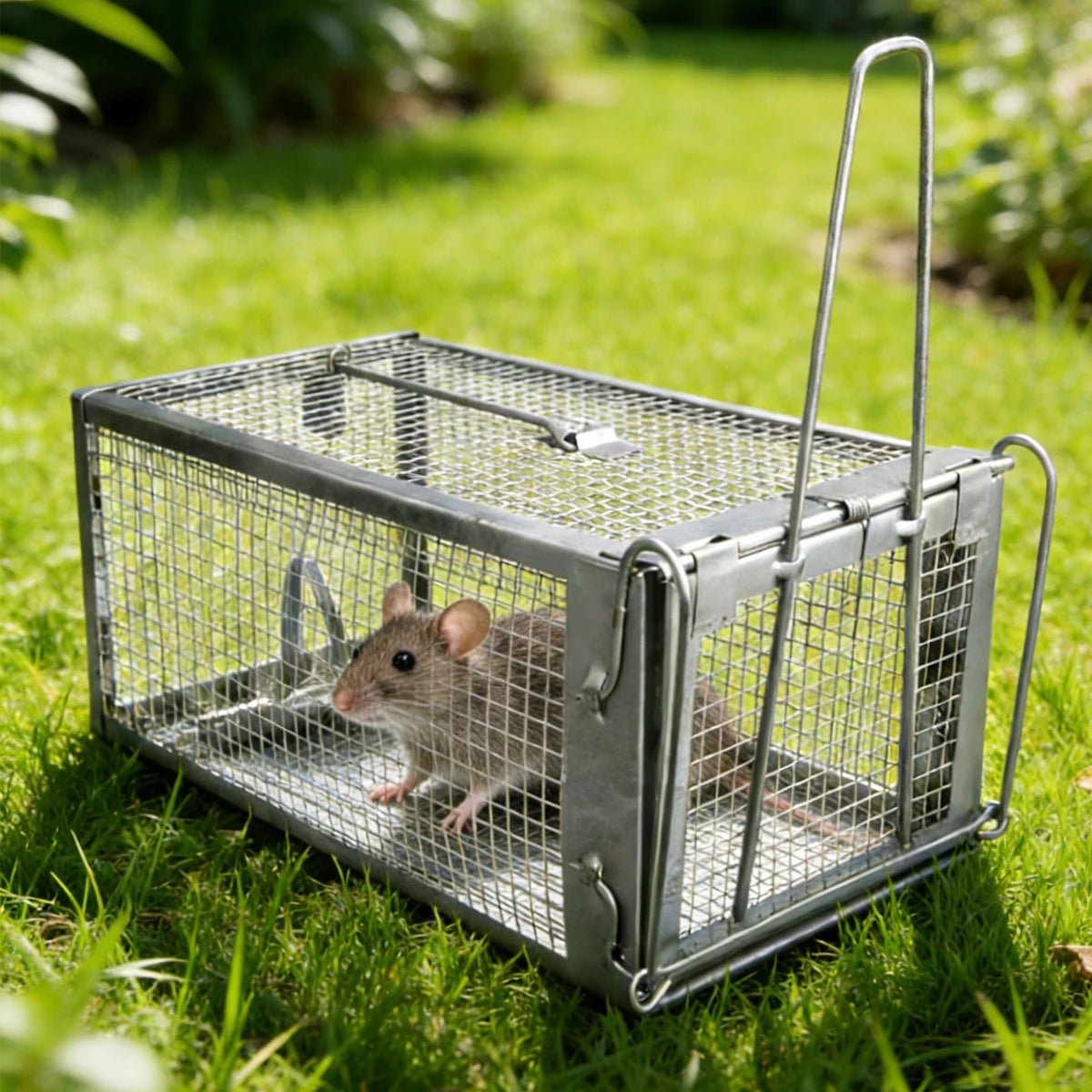 KindGuard Humane Cage Trap for Rodent Control at Home and Garden | Temsk