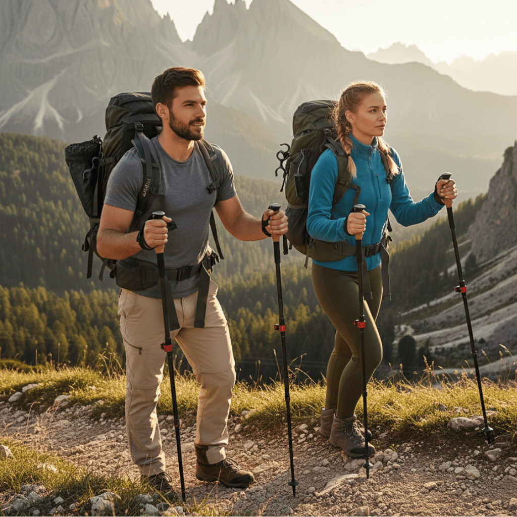TrailFlex Bastoncini Pieghevoli in Carbonio con Stabilità Migliorata | Temsk