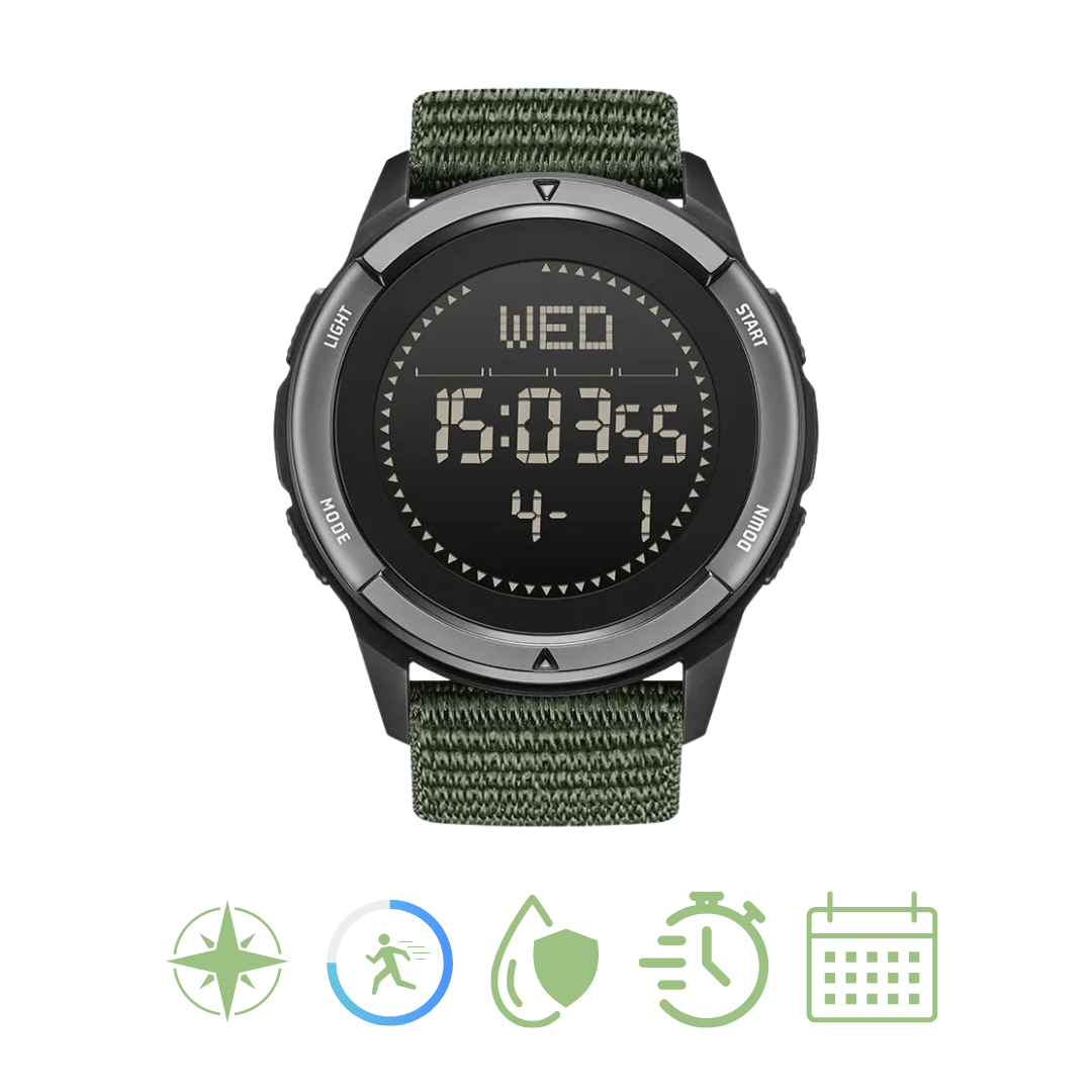 TrailForge Sports Watch With Carbon Design For Adventure | Temsk