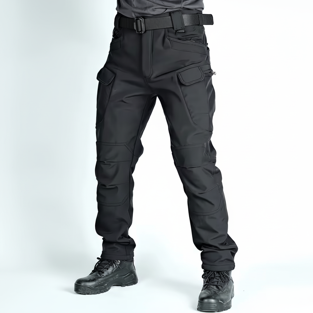 Tactical Fleece-Lined Pants With Cargo Pockets For Outdoor Wear | Temsk