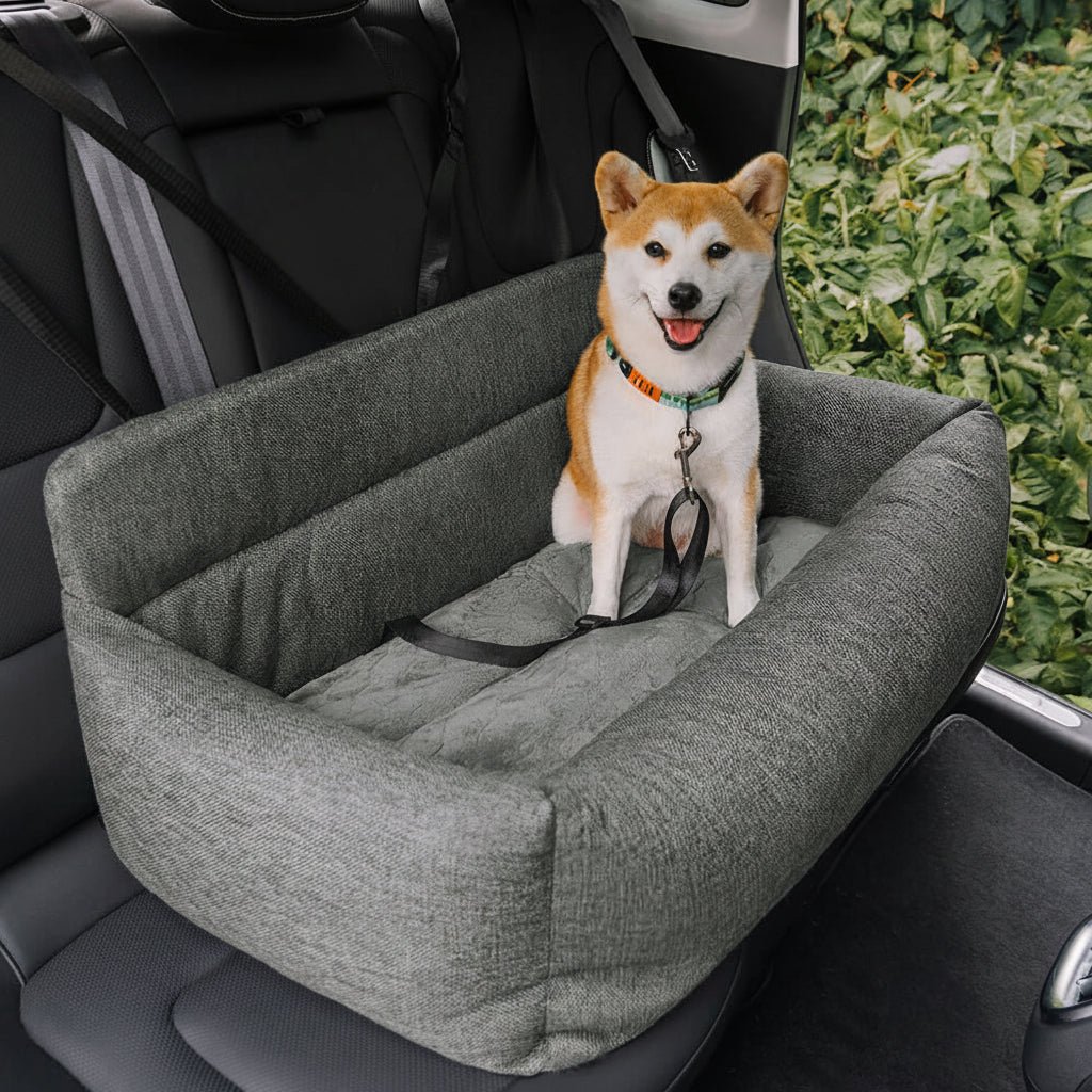 TrailNest Large Washable Dog Car Bed With Secure Straps And Non Slip Bottom | Temsk