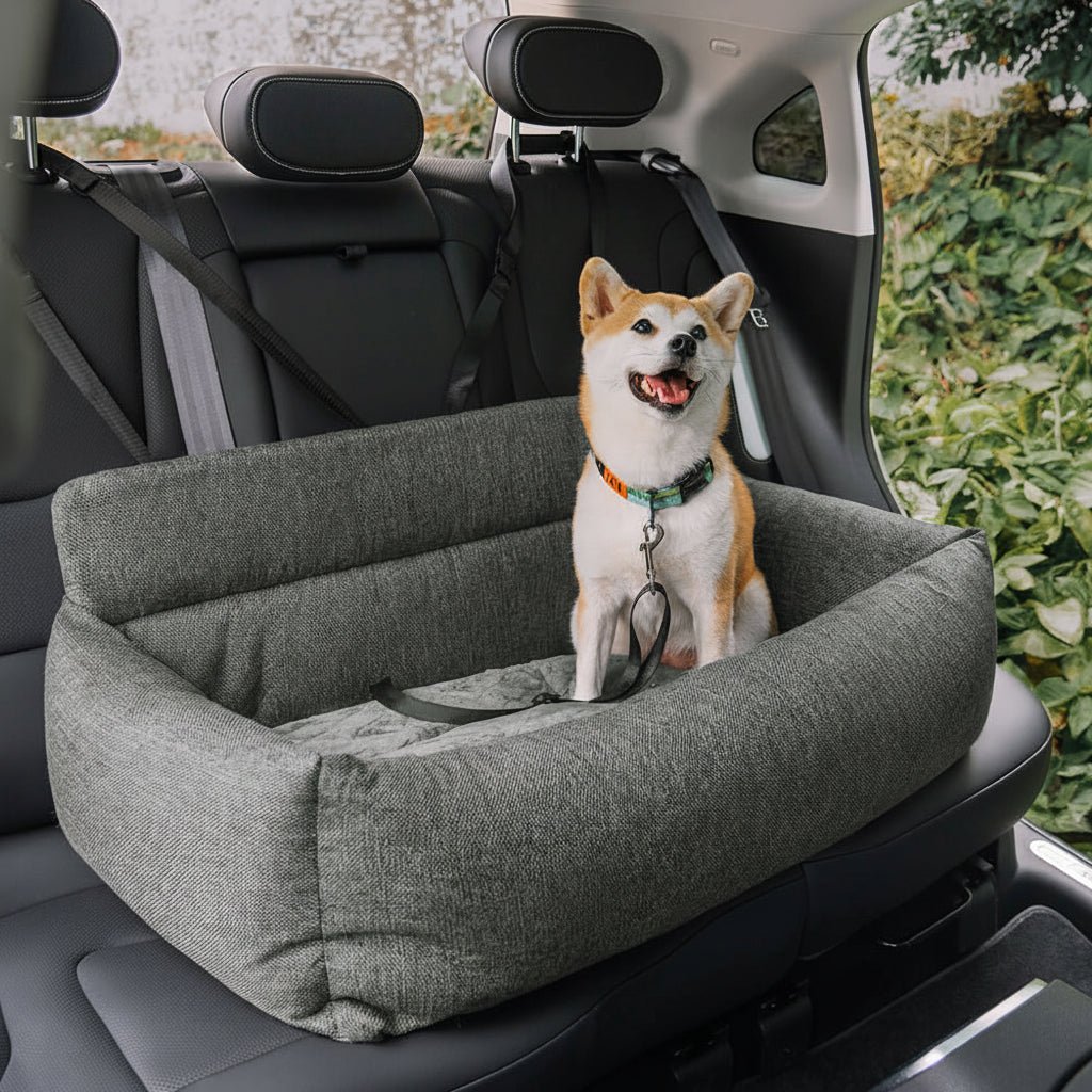 TrailNest Large Washable Dog Car Bed With Secure Straps And Non Slip Bottom | Temsk