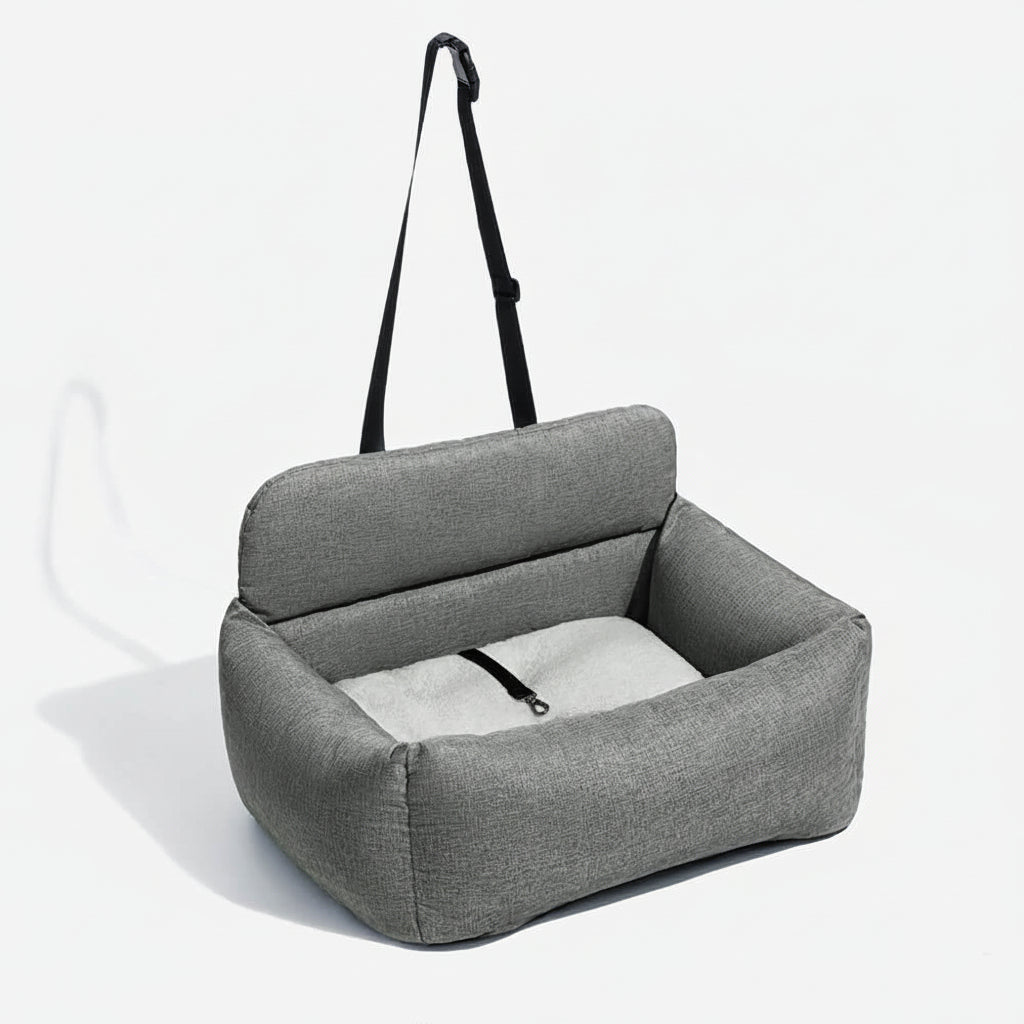 TrailNest Large Washable Dog Car Bed With Secure Straps And Non Slip Bottom | Temsk