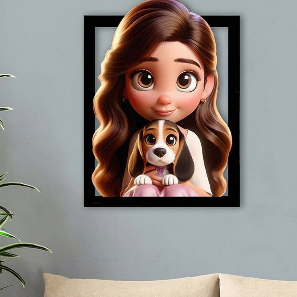 Personalisierter Holz-Fotorahmen als 3D-Wandkunst für Ihre Lieblingsmomente | Temsk