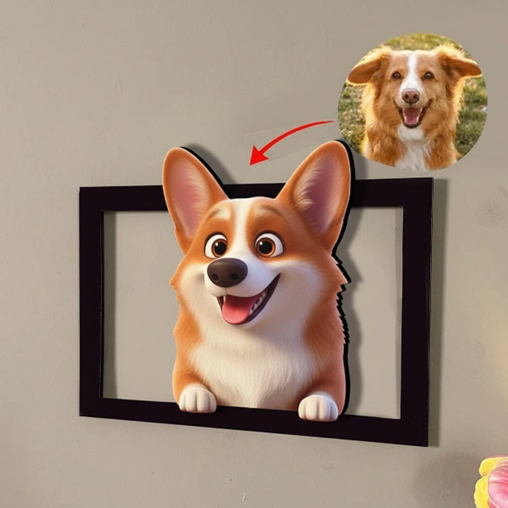 Personalisierter Holz-Fotorahmen als 3D-Wandkunst für Ihre Lieblingsmomente | Temsk