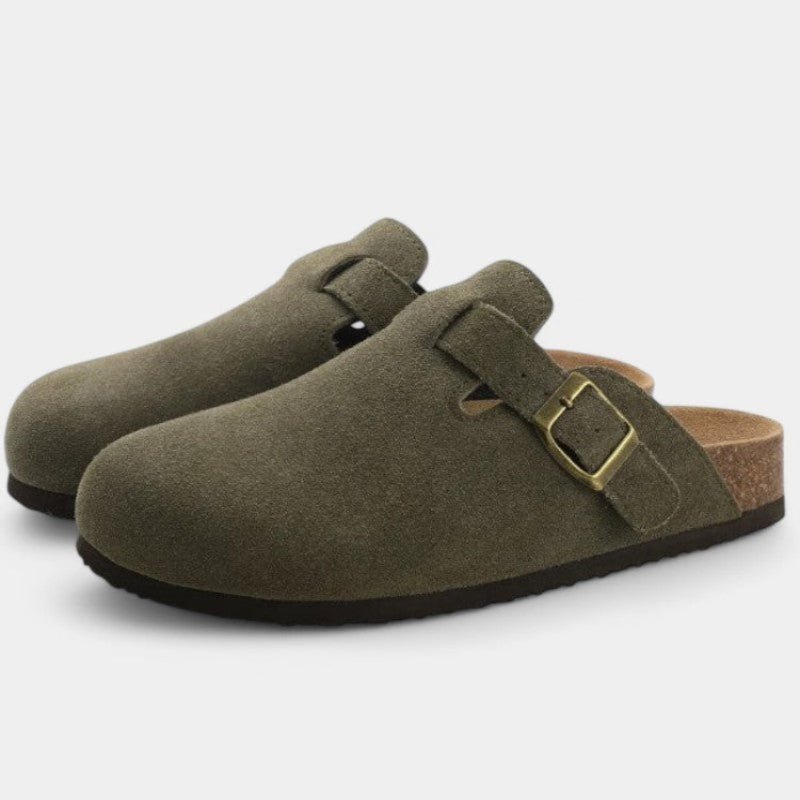 AeroForge Unisex Suede Clogs With Cushioned Comfort | Temsk