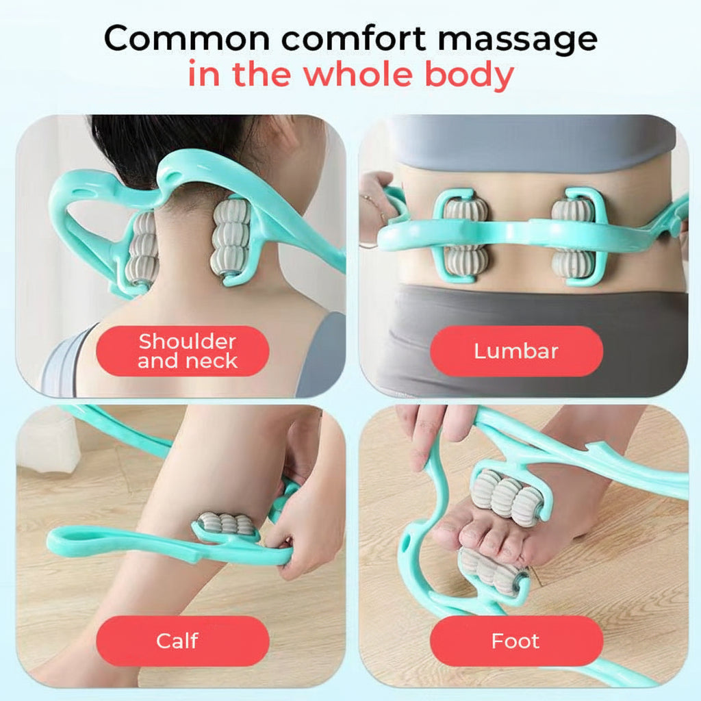 Neck Massager Manual Roller For Cervical Relief And Shoulder Comfort | Temsk