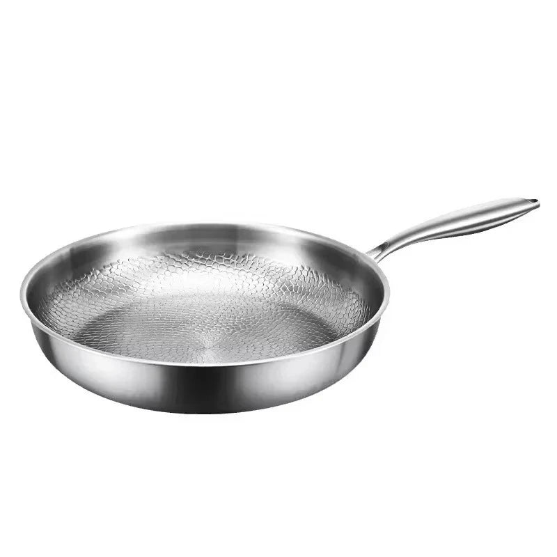 AurumForge Titanium Hammered Nonstick Frying Pan For Induction Cooking | Temsk