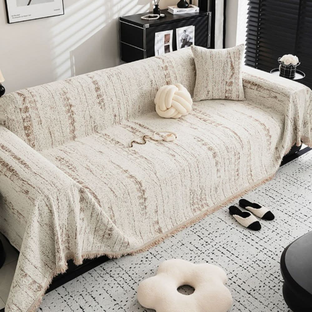 LuminaCrest Elegant Chenille Sofa Cover With Easy Care | Temsk