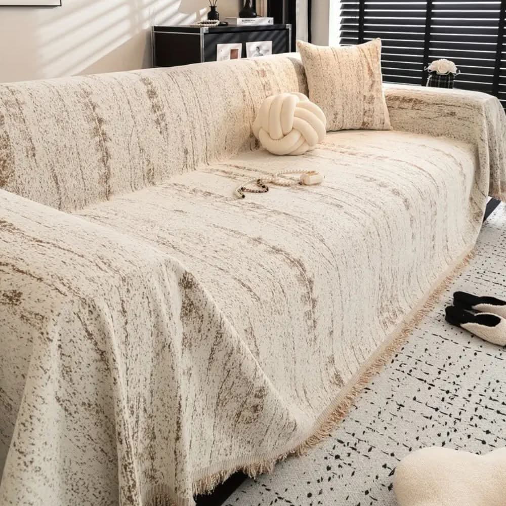 LuminaCrest Elegant Chenille Sofa Cover With Easy Care | Temsk