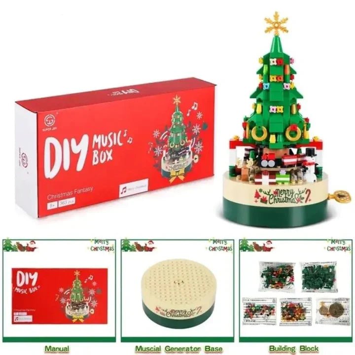 LumoTree DIY Christmas Music Box With Tree Design And We Wish You A Merry Christmas | Temsk