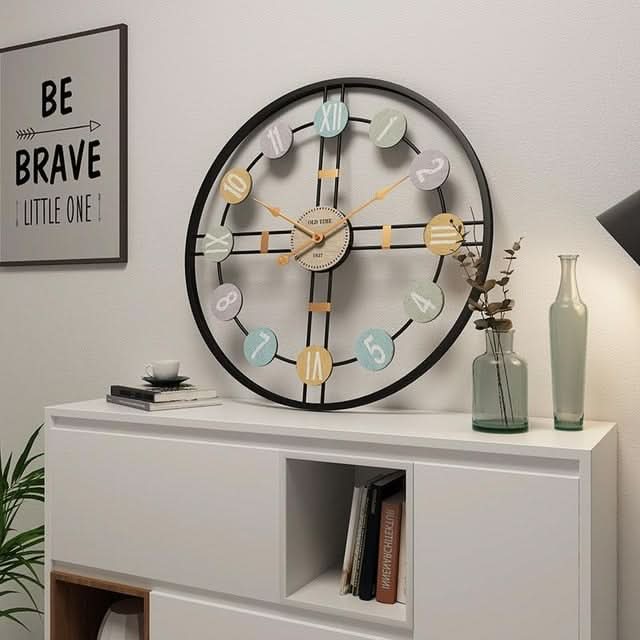 SereneTime Quiet Wall Clock For A Peaceful Living Space | Temsk