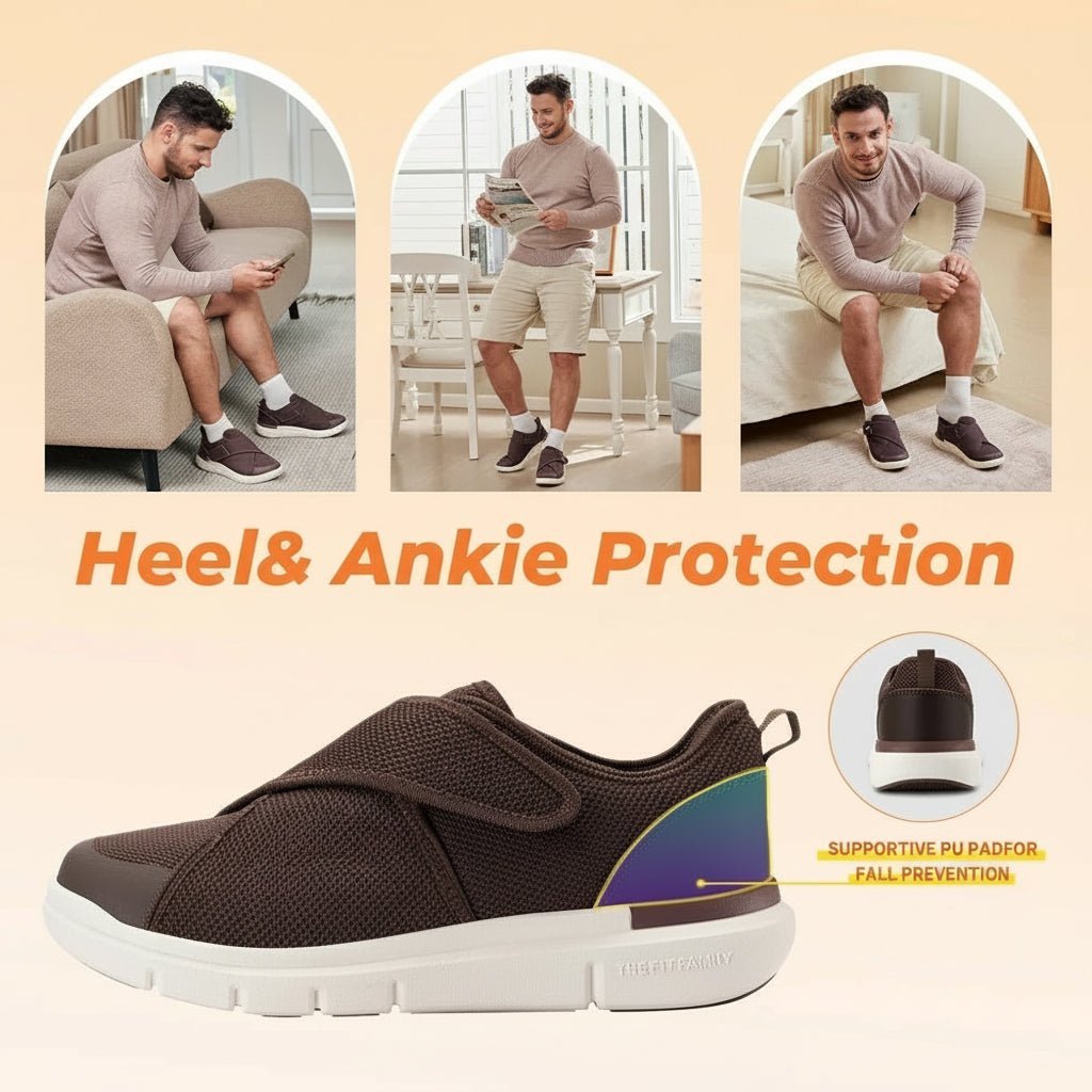 CareStride Extra Wide Diabetic Slip-On Shoes With Pressure-Relieving Fit | Temsk