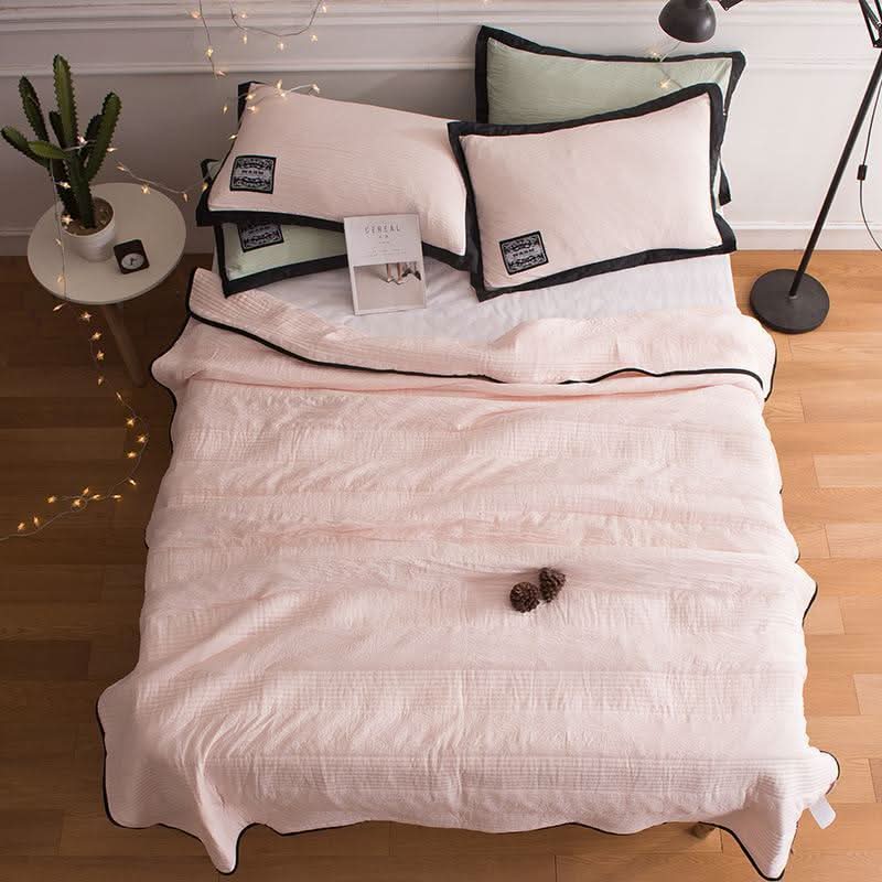 BreezeWave Summer Cooling Blanket Breathable Comfort for Hot Nights | Temsk