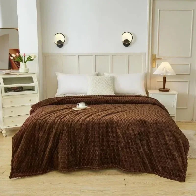 Cozy Cloud Coral Fleece Blanket for Comfort and Warmth in Everyday Life | Temsk