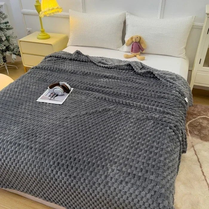 Cozy Cloud Coral Fleece Blanket for Comfort and Warmth in Everyday Life | Temsk