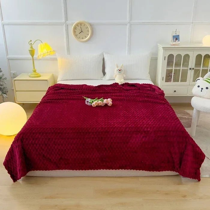 Cozy Cloud Coral Fleece Blanket for Comfort and Warmth in Everyday Life | Temsk