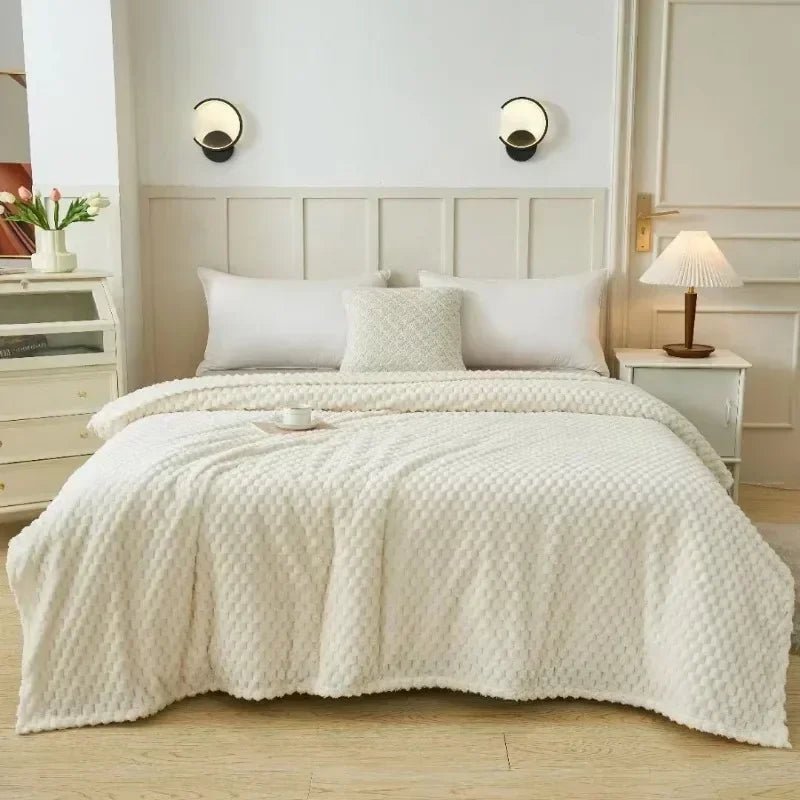 Cozy Cloud Coral Fleece Blanket for Comfort and Warmth in Everyday Life | Temsk
