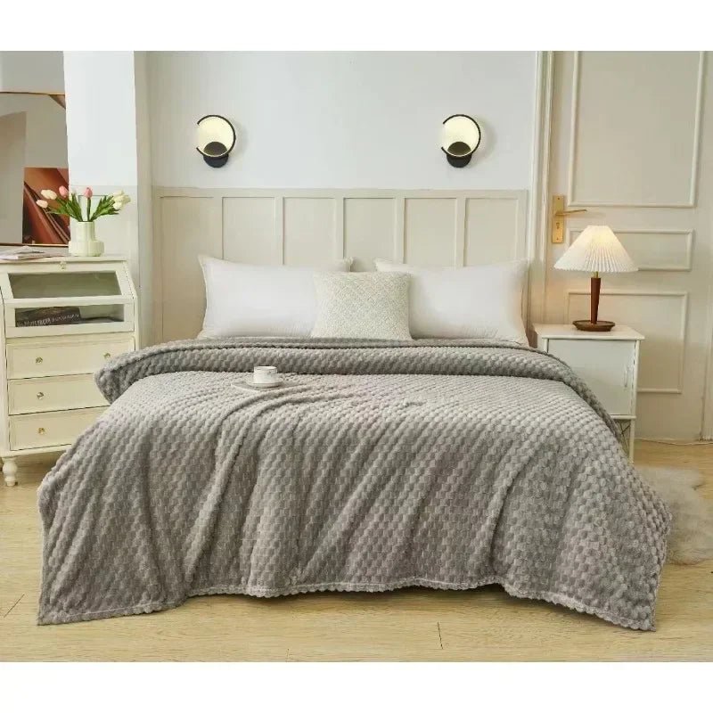 Cozy Cloud Coral Fleece Blanket for Comfort and Warmth in Everyday Life | Temsk