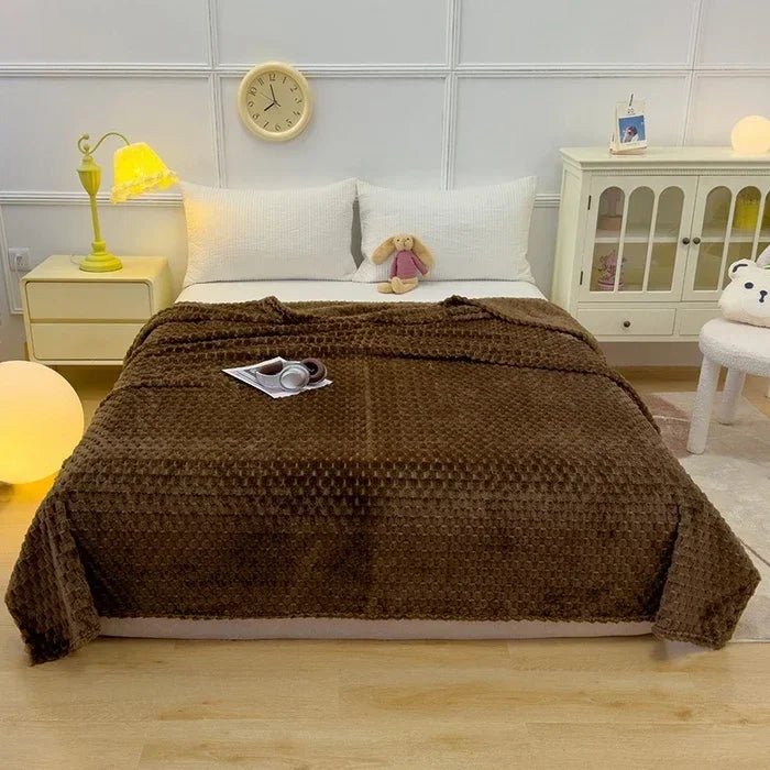 Cozy Cloud Coral Fleece Blanket for Comfort and Warmth in Everyday Life | Temsk