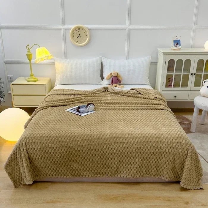 Cozy Cloud Coral Fleece Blanket for Comfort and Warmth in Everyday Life | Temsk