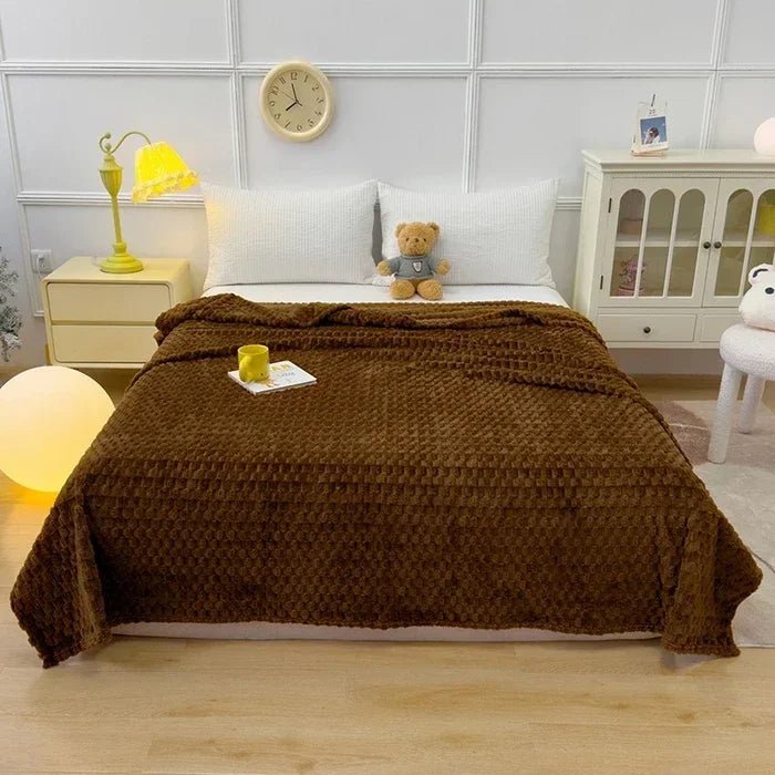 Cozy Cloud Coral Fleece Blanket for Comfort and Warmth in Everyday Life | Temsk