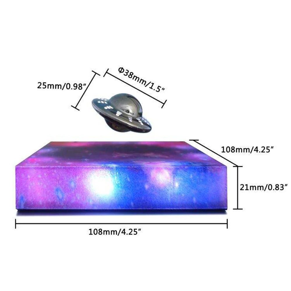 NovaLume Floating Spaceship Led Night Light With Magnetic Levitation Technology | Temsk