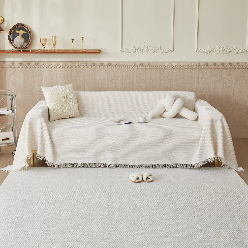 NovaGuard Washable Cotton Sofa Cover For Daily Couch Care | Temsk