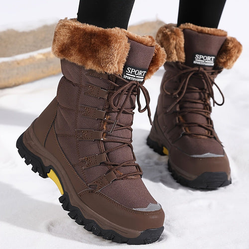 CozyStride Temsk Women's Winter Boots For Cold Weather With Plush Lining And Secure Sole