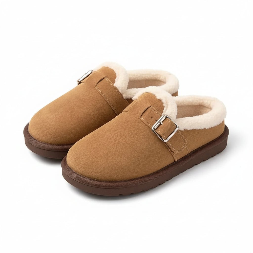 CozyStride Retro Slip-On Sneaker With Soft Fleece Padding | Temsk