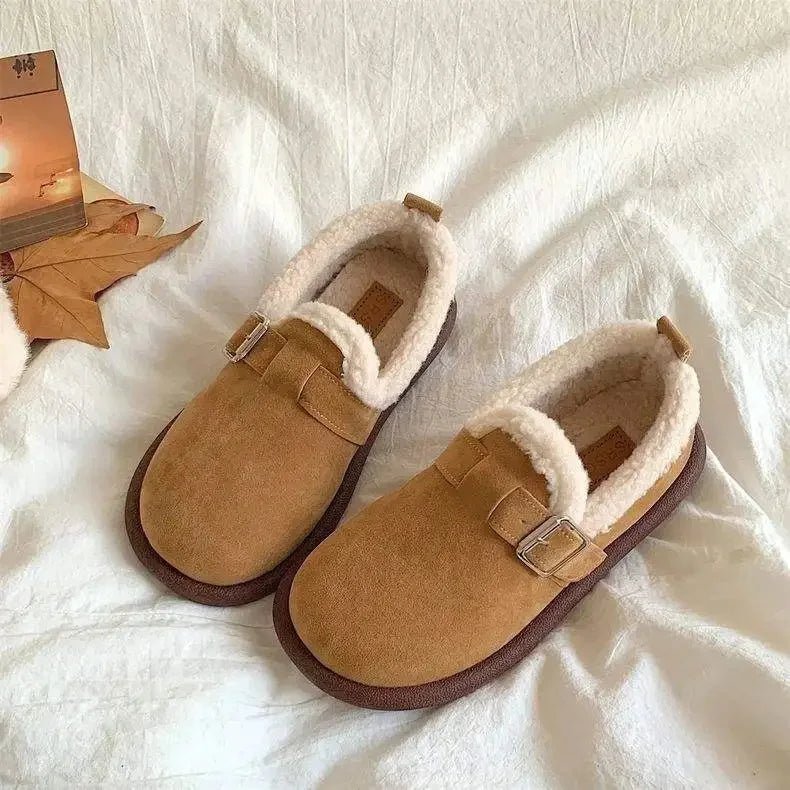 CozyStride Retro Slip-On Sneaker With Soft Fleece Padding | Temsk