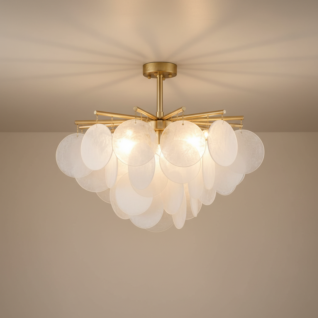 Lumina Grove Elegant Modern Gold Chandelier For Dining Room Spaces | Temsk