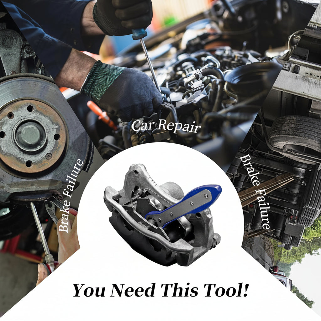 Caliper Piston Ratcheting Tool For Brake Pad Replacement | Temsk