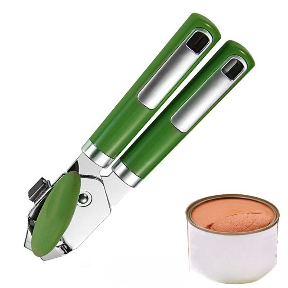 Manual Stainless Steel Can Opener With Built In Bottle Opener | Temsk